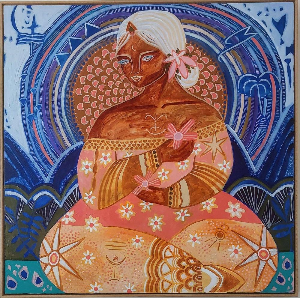 Ciel - Heavenly Skies, Original Hand-Painted Canvas By Amanda Skye-by-Amanda Skye-original art-Gioia