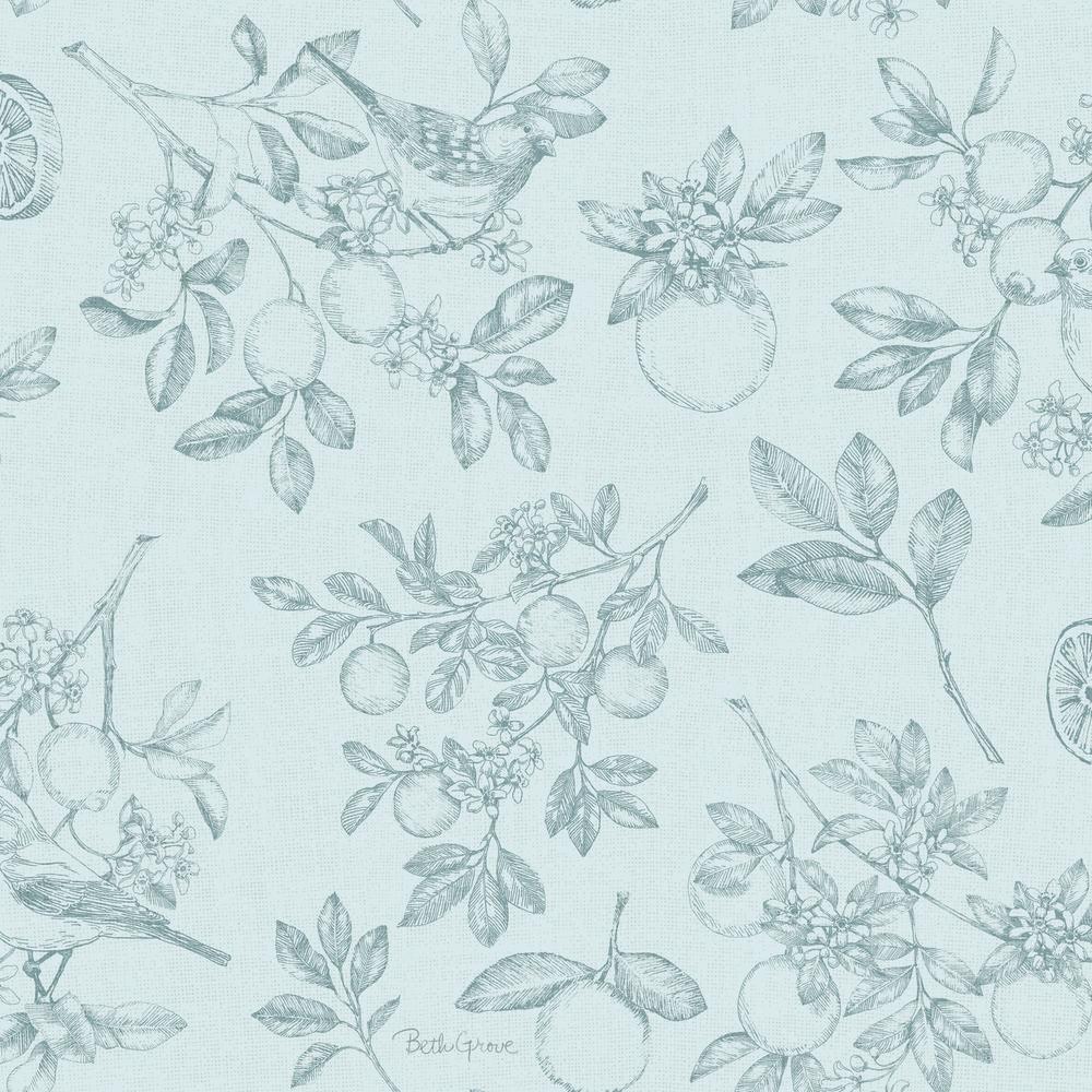 Citrus Wings Pattern IIB-wallpaper-eco-friendly-easy-removal-Beth Grove-1