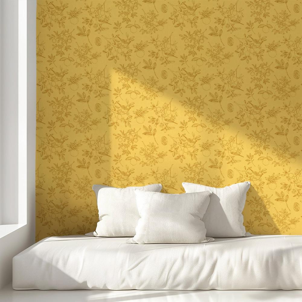 Citrus Wings Pattern IIC-wallpaper-eco-friendly-easy-removal-Beth Grove-5