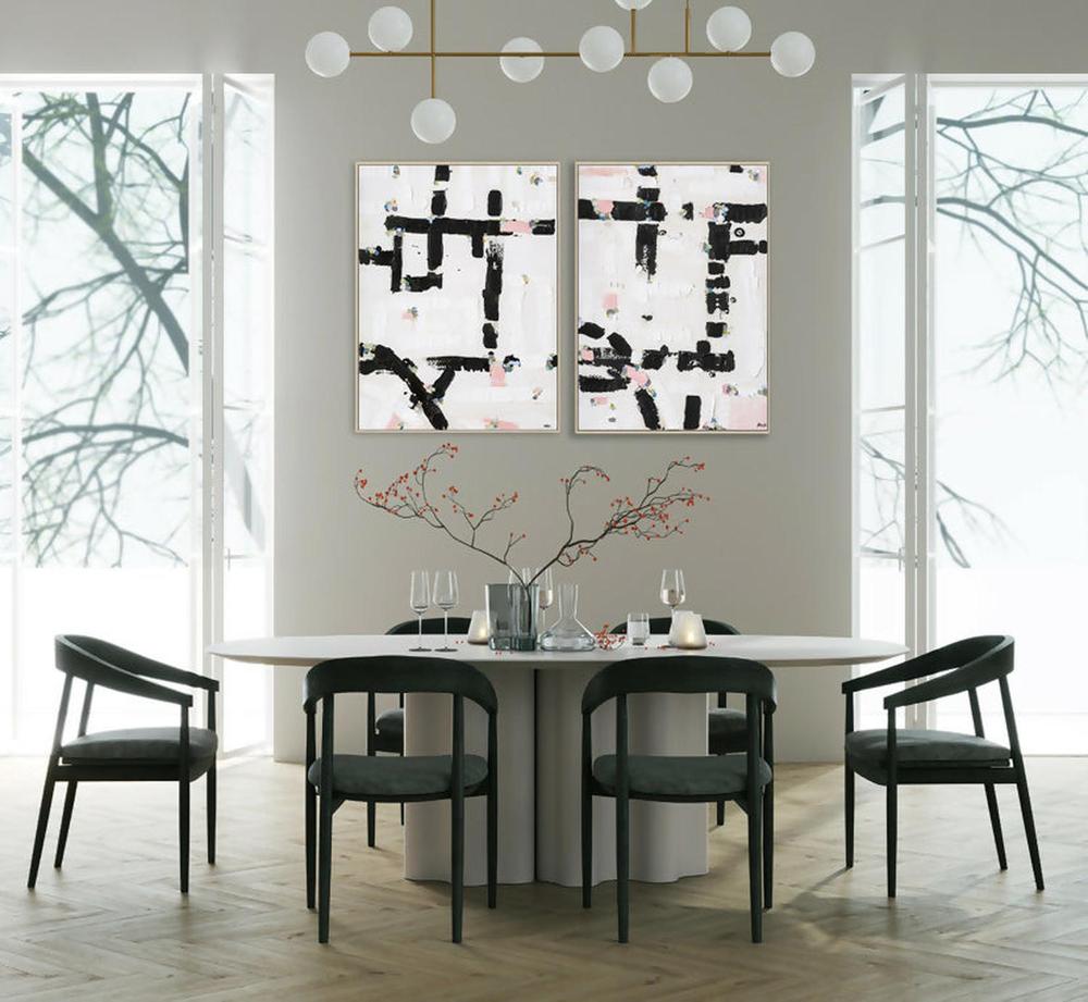 City Lights 2, Original Hand-Painted Canvas By Ani Ipradjian-by-Ani Ipradjian-original art-Gioia