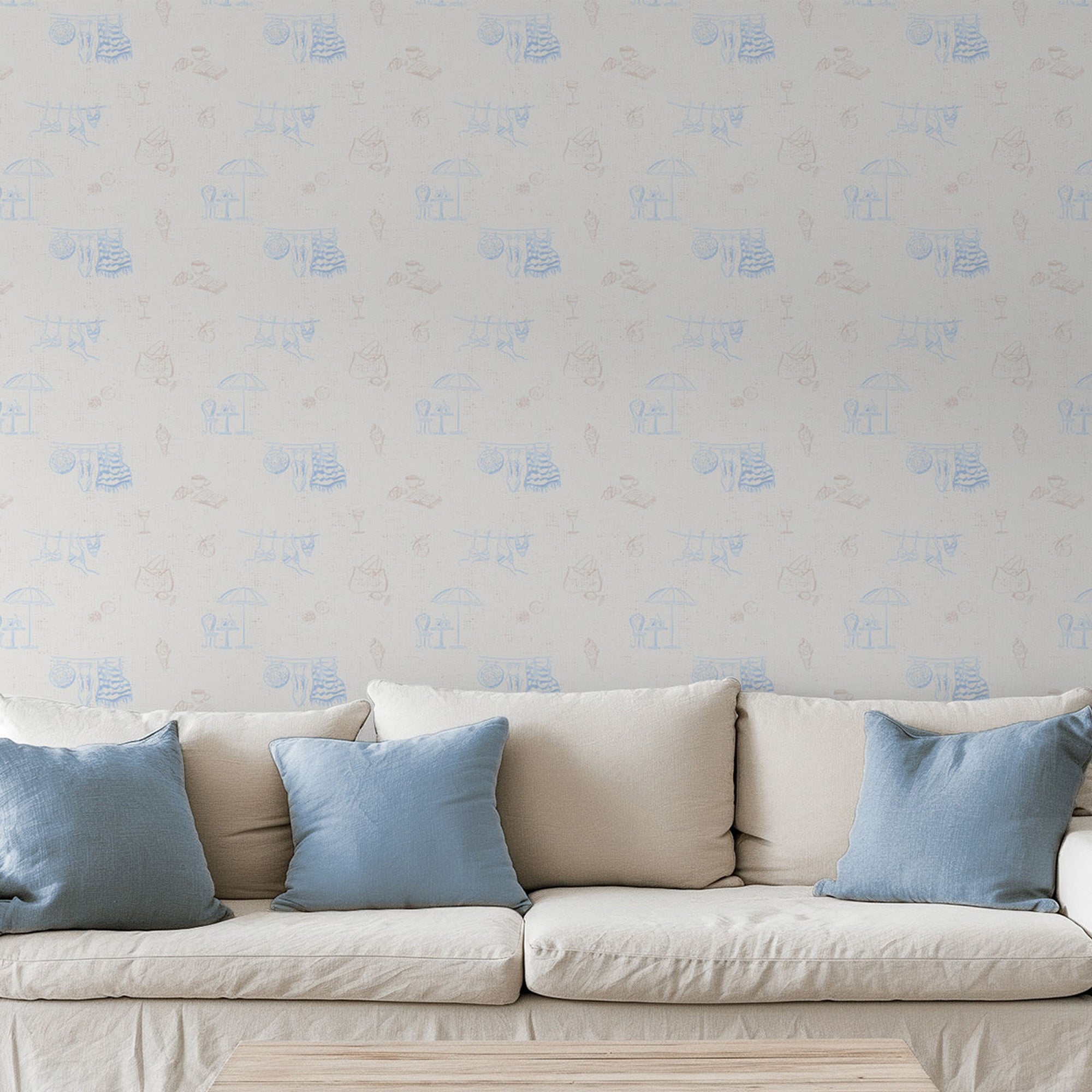 Coastal Beach Memories-wallpaper-eco-friendly-easy-removal-Gioia Wall Art-2