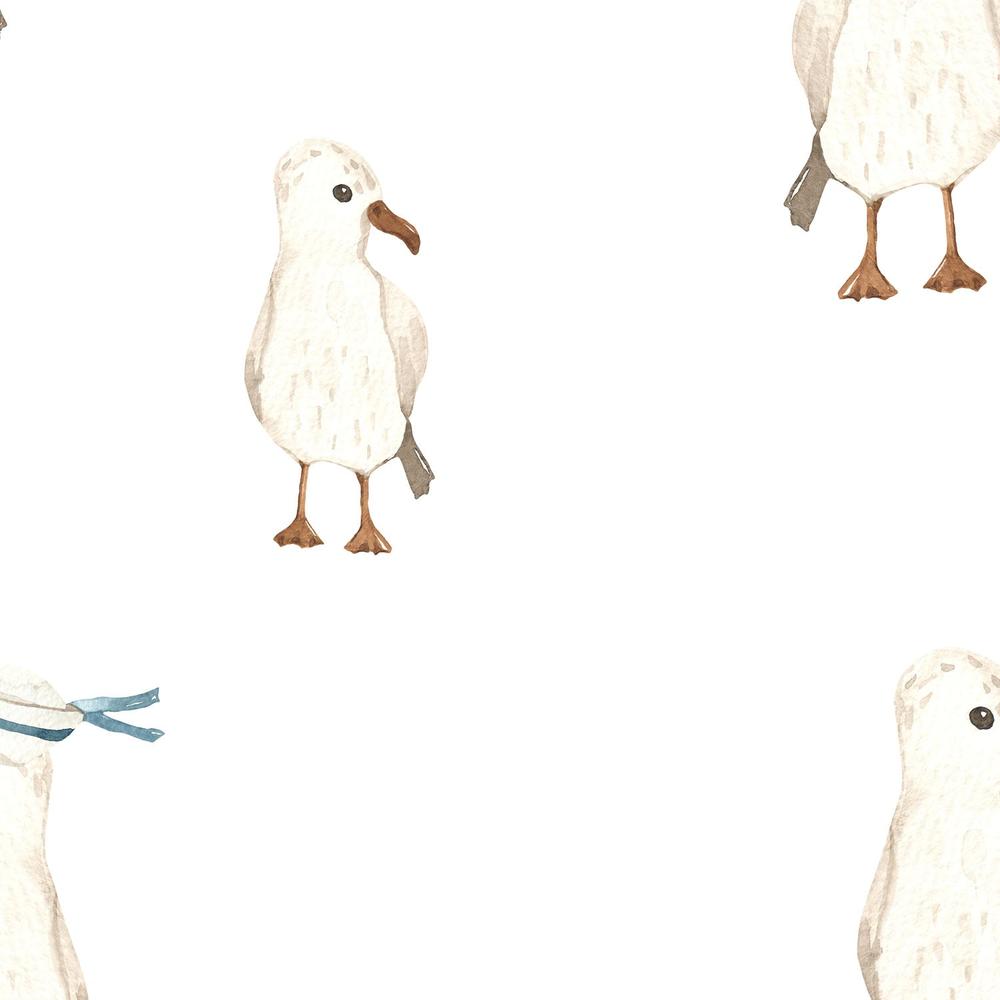 Coastal Bird-wallpaper-eco-friendly-easy-removal-Gioia Wall Art-3