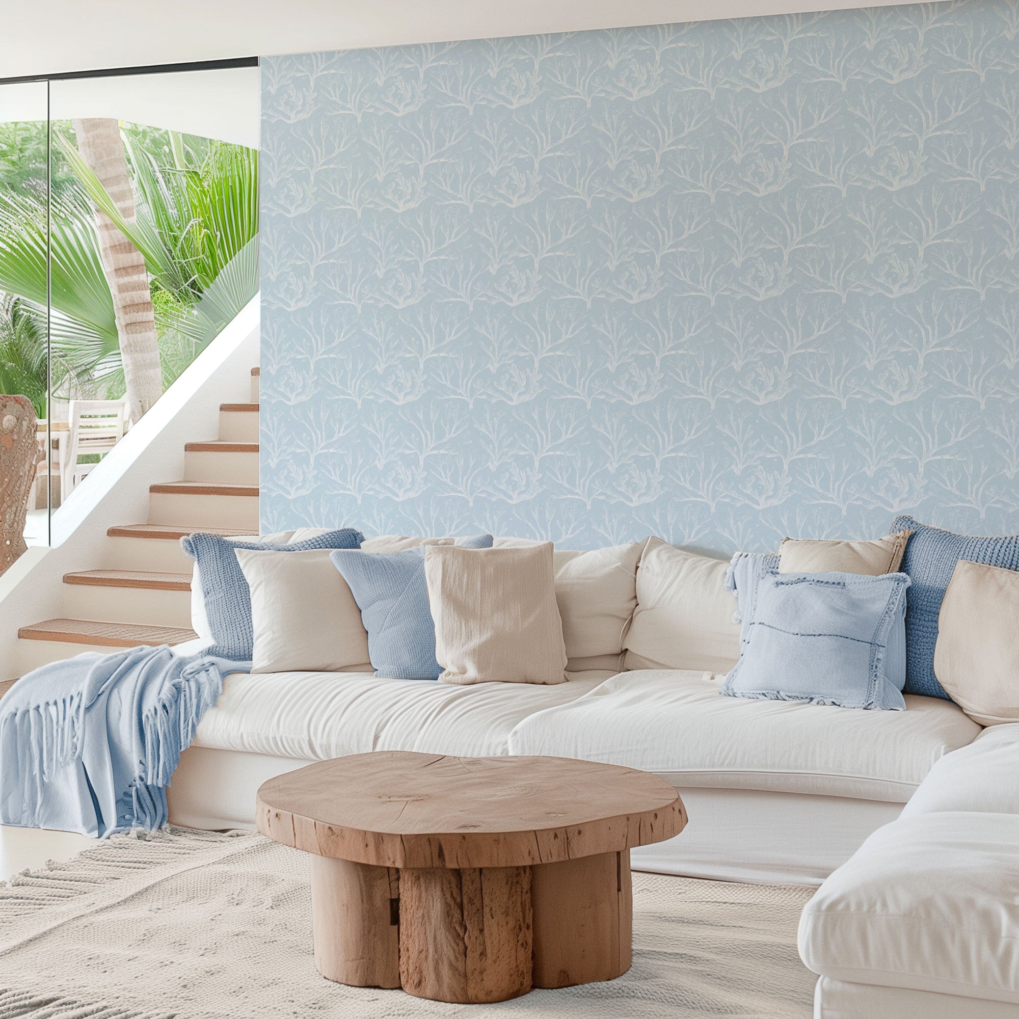 Coastal Blue Coral Reef-wallpaper-eco-friendly-easy-removal-Gioia Wall Art-5