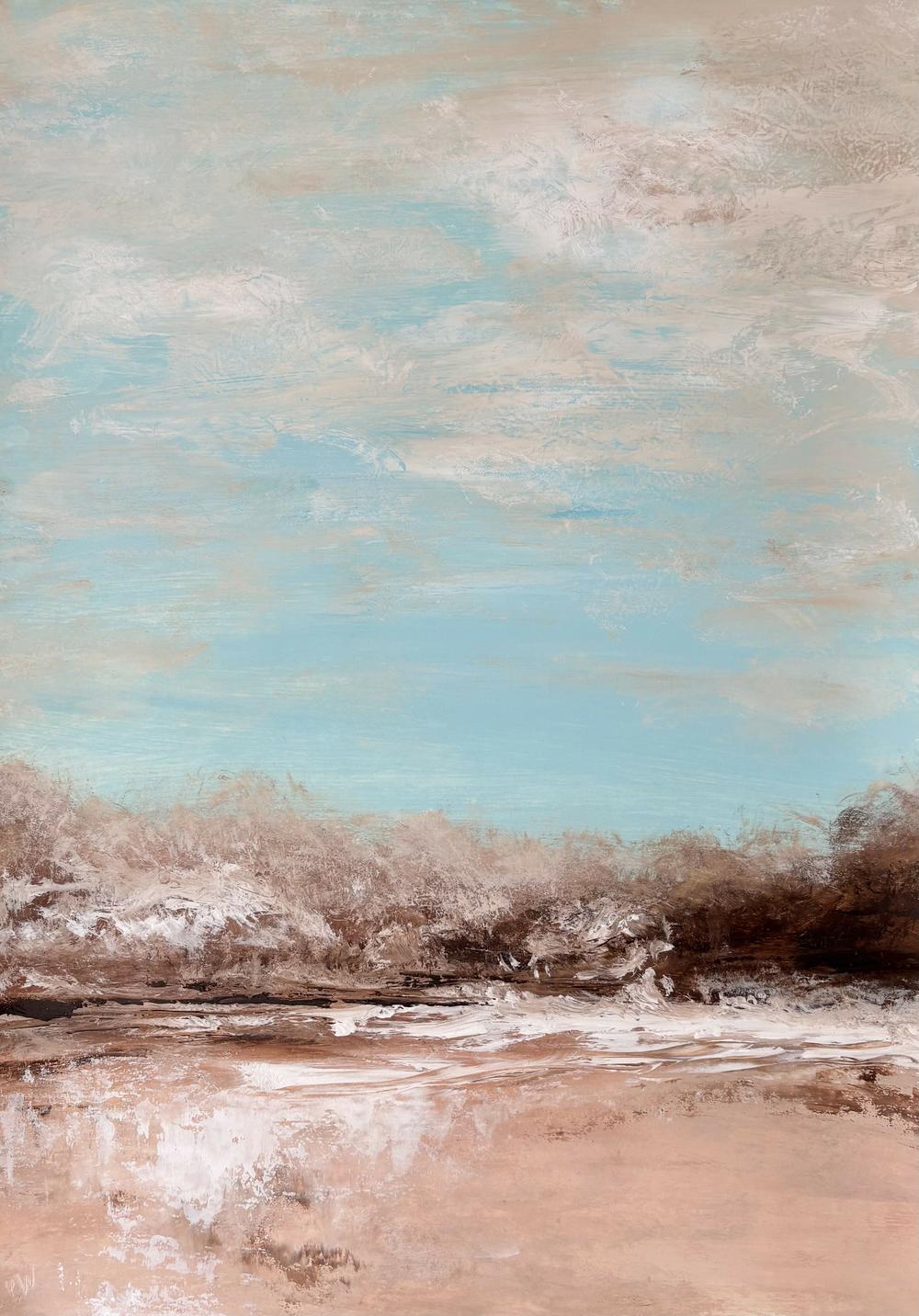 Coastal Days-by-Carrie Welsh-original art-Gioia