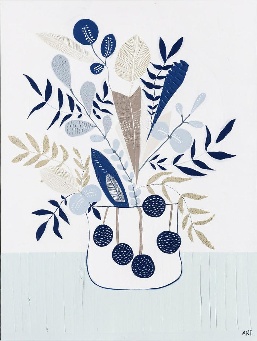 Coastal Flower-by-Ani Ipradjian-original art-Gioia