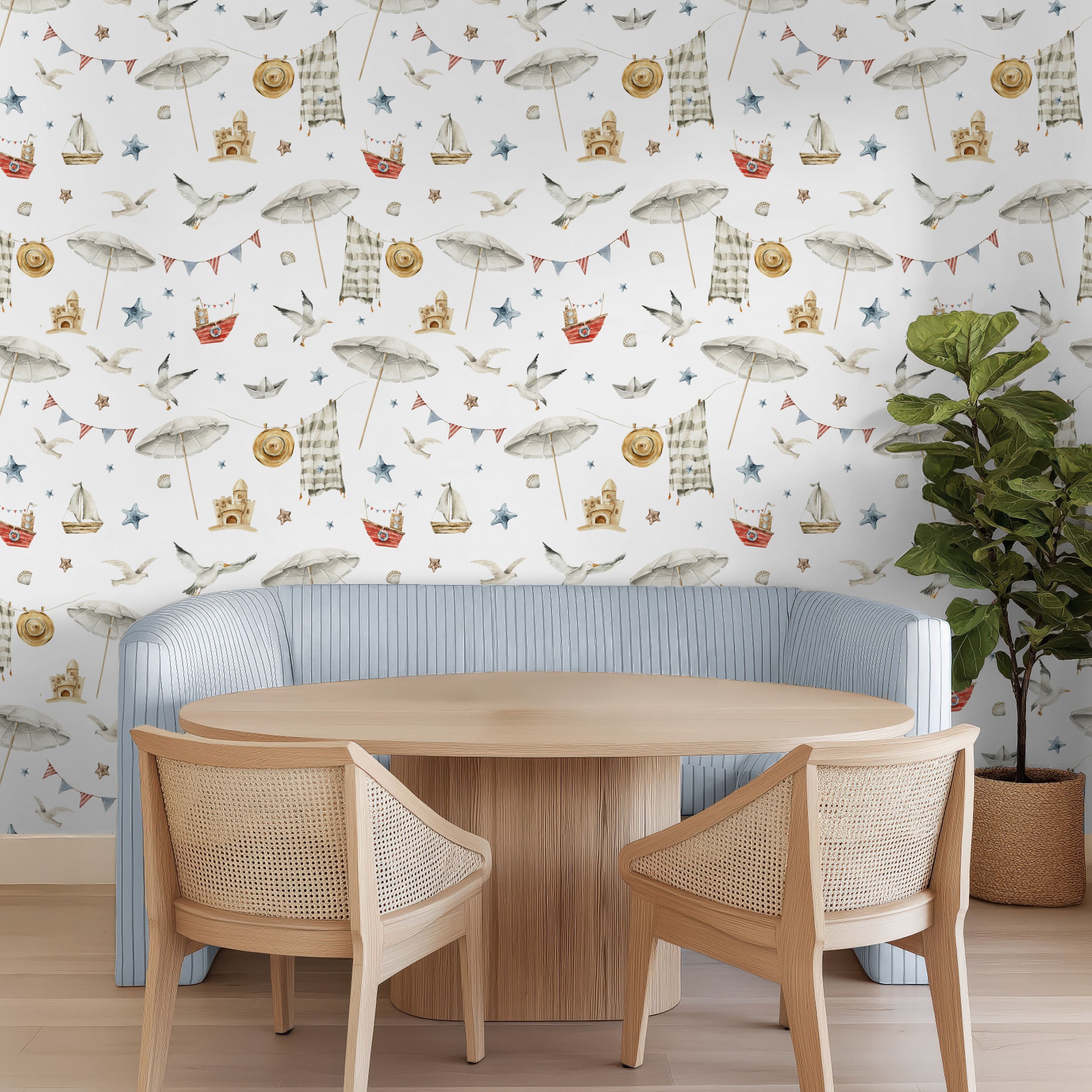 Coastal Memories-wallpaper-eco-friendly-easy-removal-Gioia Wall Art-5