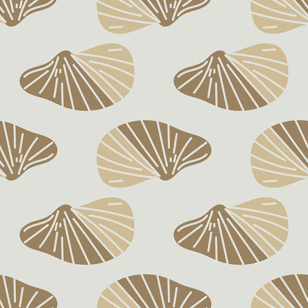 Coastal Seashells-wallpaper-eco-friendly-easy-removal-Gioia Wall Art-1