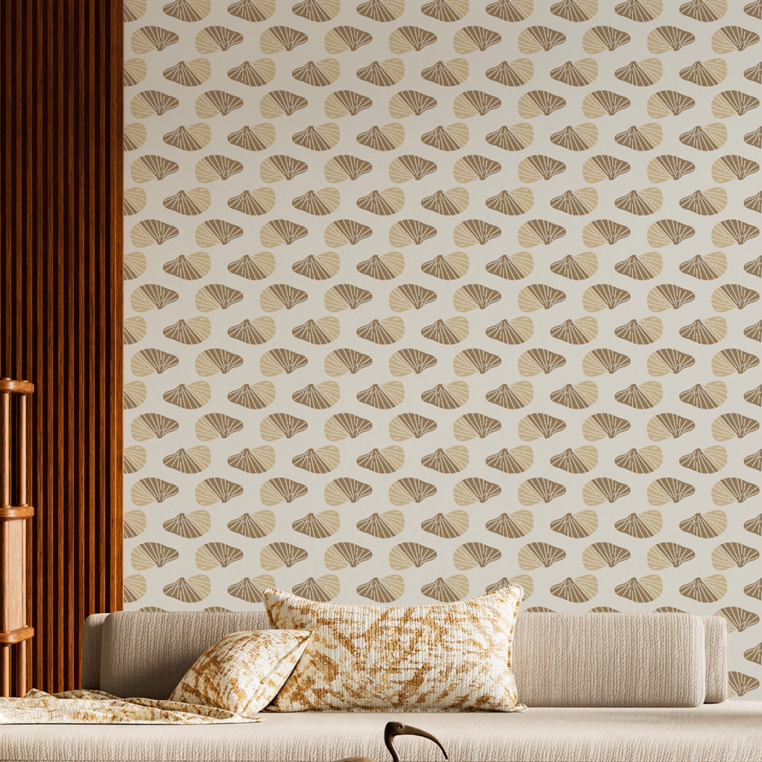 Coastal Seashells-wallpaper-eco-friendly-easy-removal-Gioia Wall Art-2