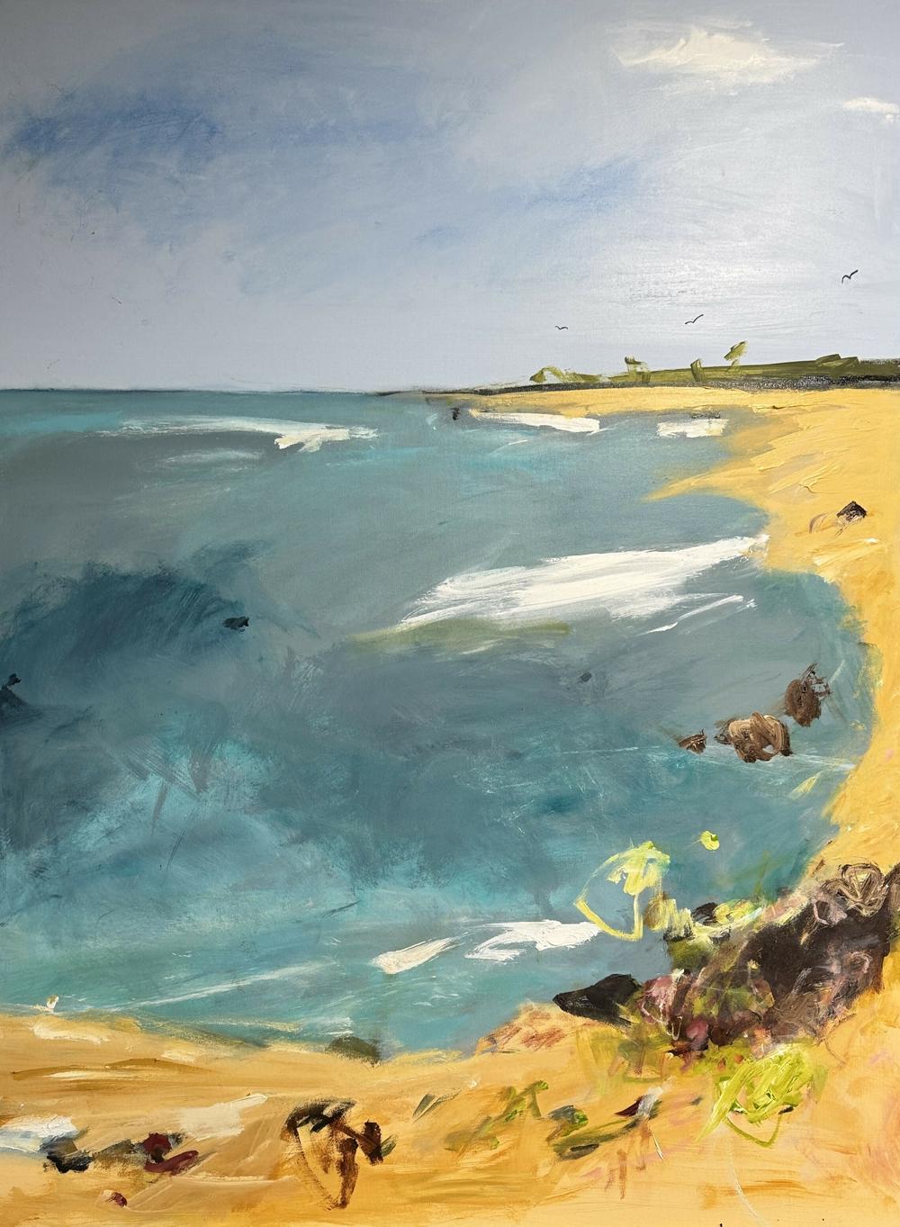 Coastal Vibe-by-Carolyne Jane-original art-Gioia