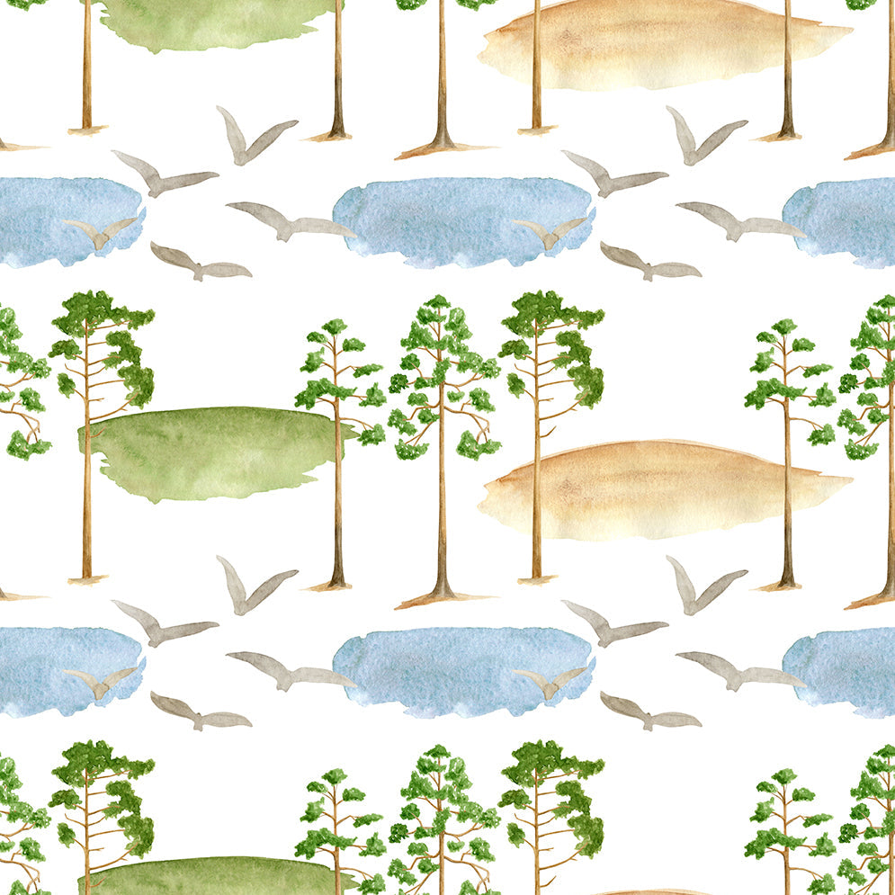 Coastal-wallpaper-eco-friendly-easy-removal-Gioia Wall Art-1