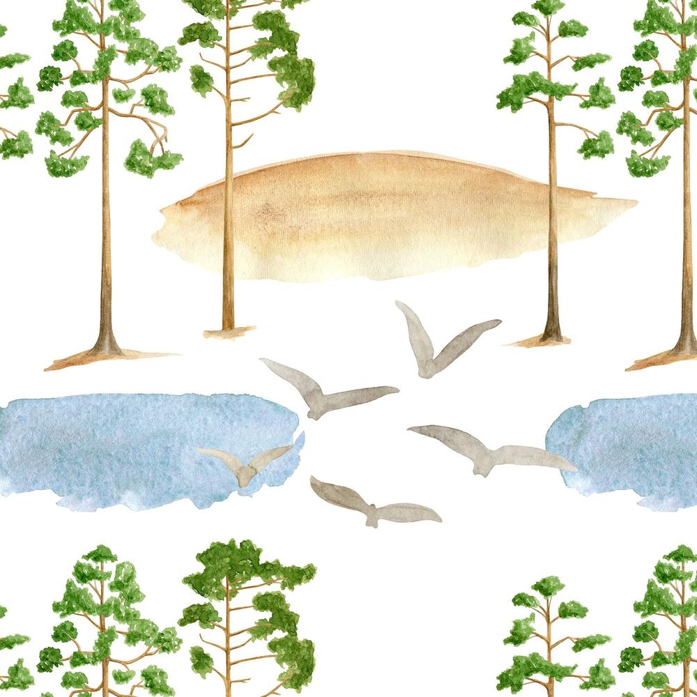 Coastal-wallpaper-eco-friendly-easy-removal-Gioia Wall Art-4