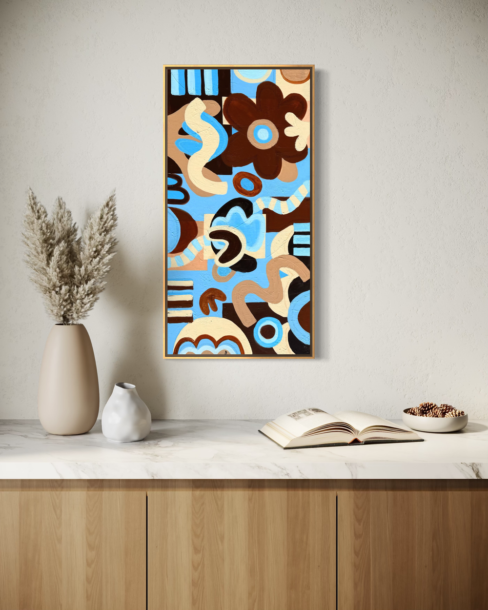 Cocoa Bloom-by-Lindy Farley-original art-Gioia