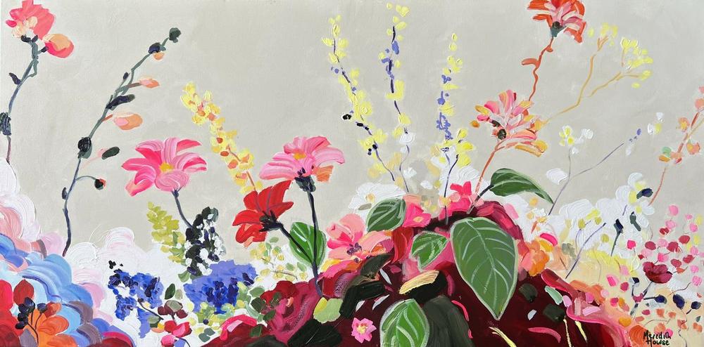Colourful Vintage. Original hand-painted artwork by Meredith Howse.-by-Meredith Howse-original art-Gioia