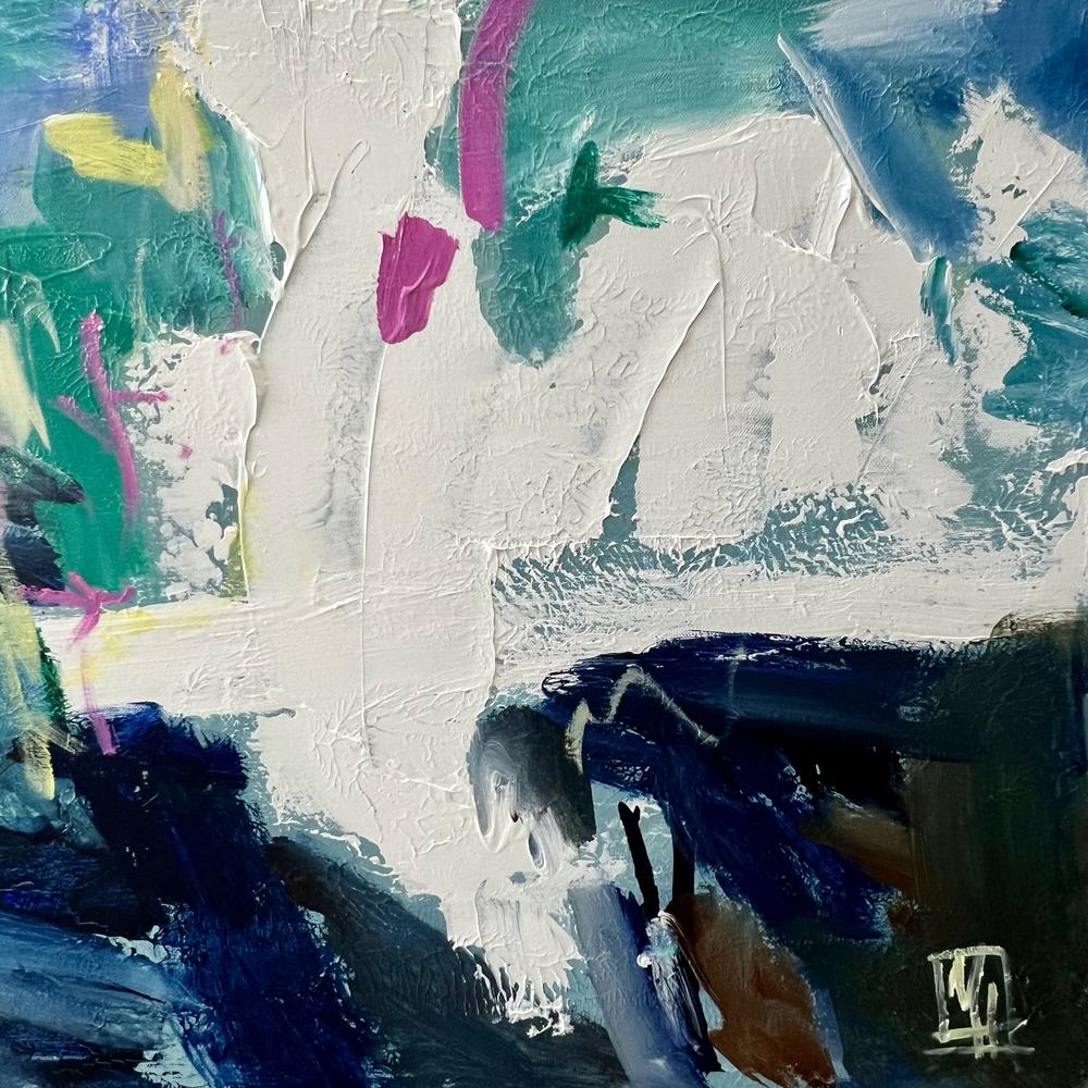 Colours Two. Original hand-painted artwork.-by-Meredith Howse-original art-Gioia