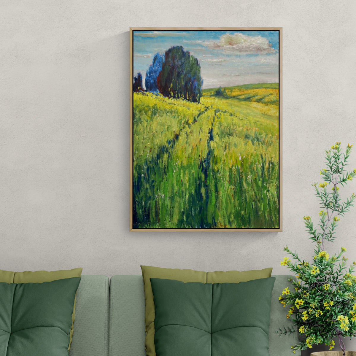 Golden Field Serenit , Original Artwork