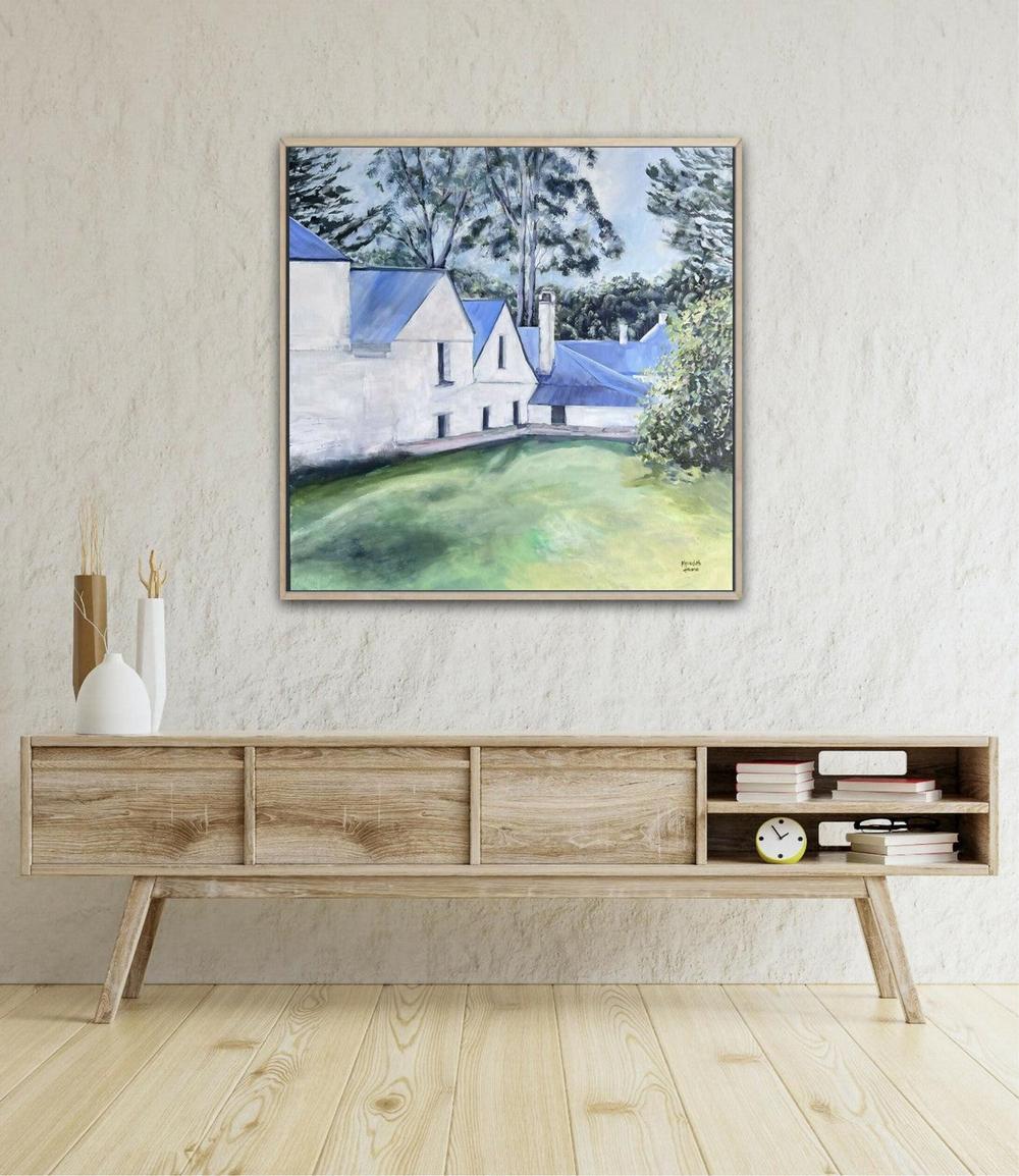 Commandants House. Original hand-painted artwork by Meredith Howse.-by-Meredith Howse-original art-Gioia