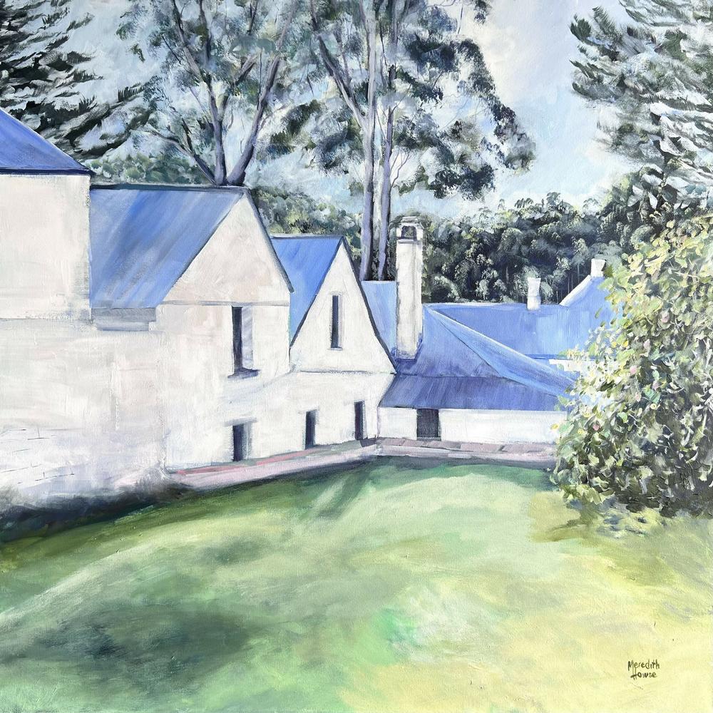 Commandants House. Original hand-painted artwork by Meredith Howse.-by-Meredith Howse-original art-Gioia