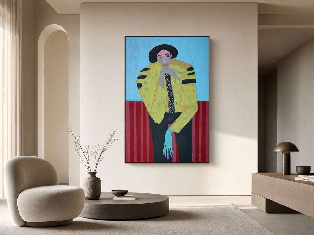 Composure-by-Sherif Makki Original Art-original art-Gioia