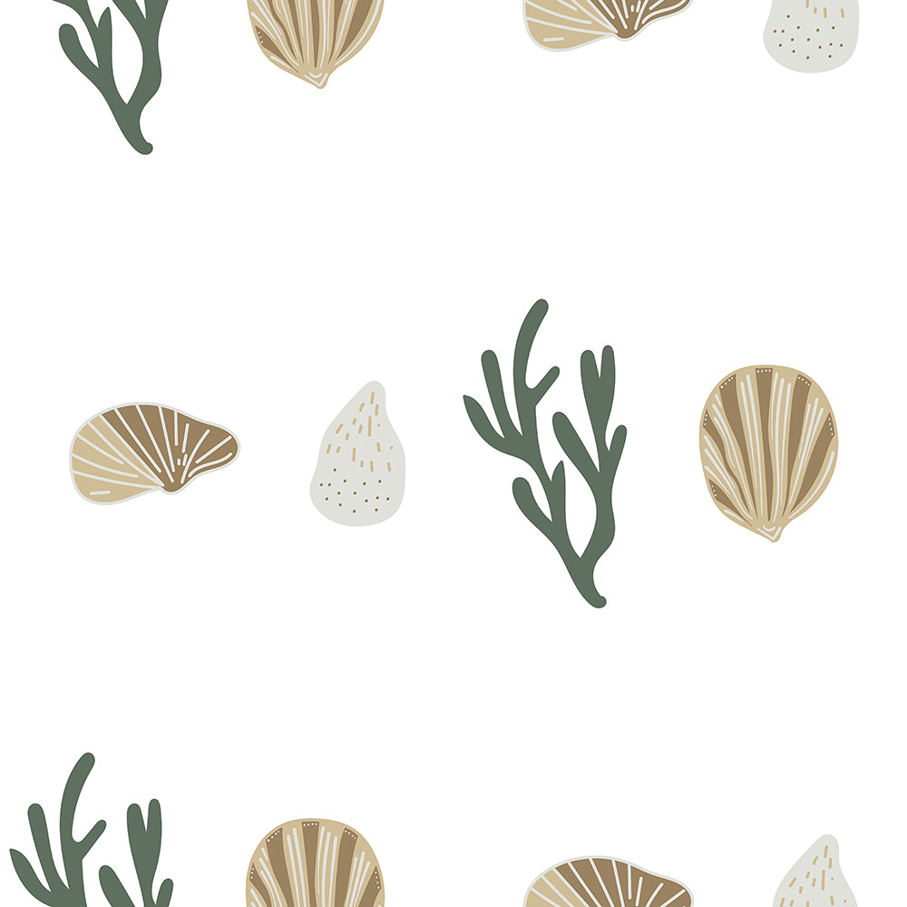 Corals And Shells-wallpaper-eco-friendly-easy-removal-Gioia Wall Art-1