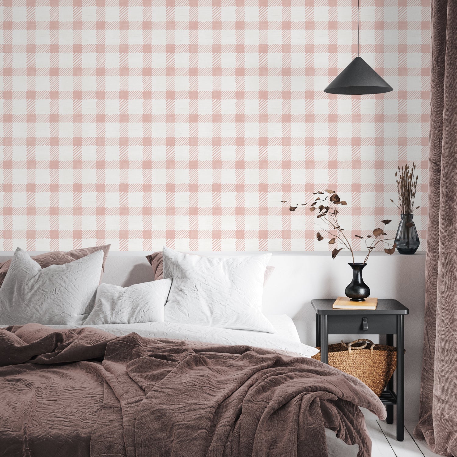 Cottage Garden Pattern Style L, Wallpaper