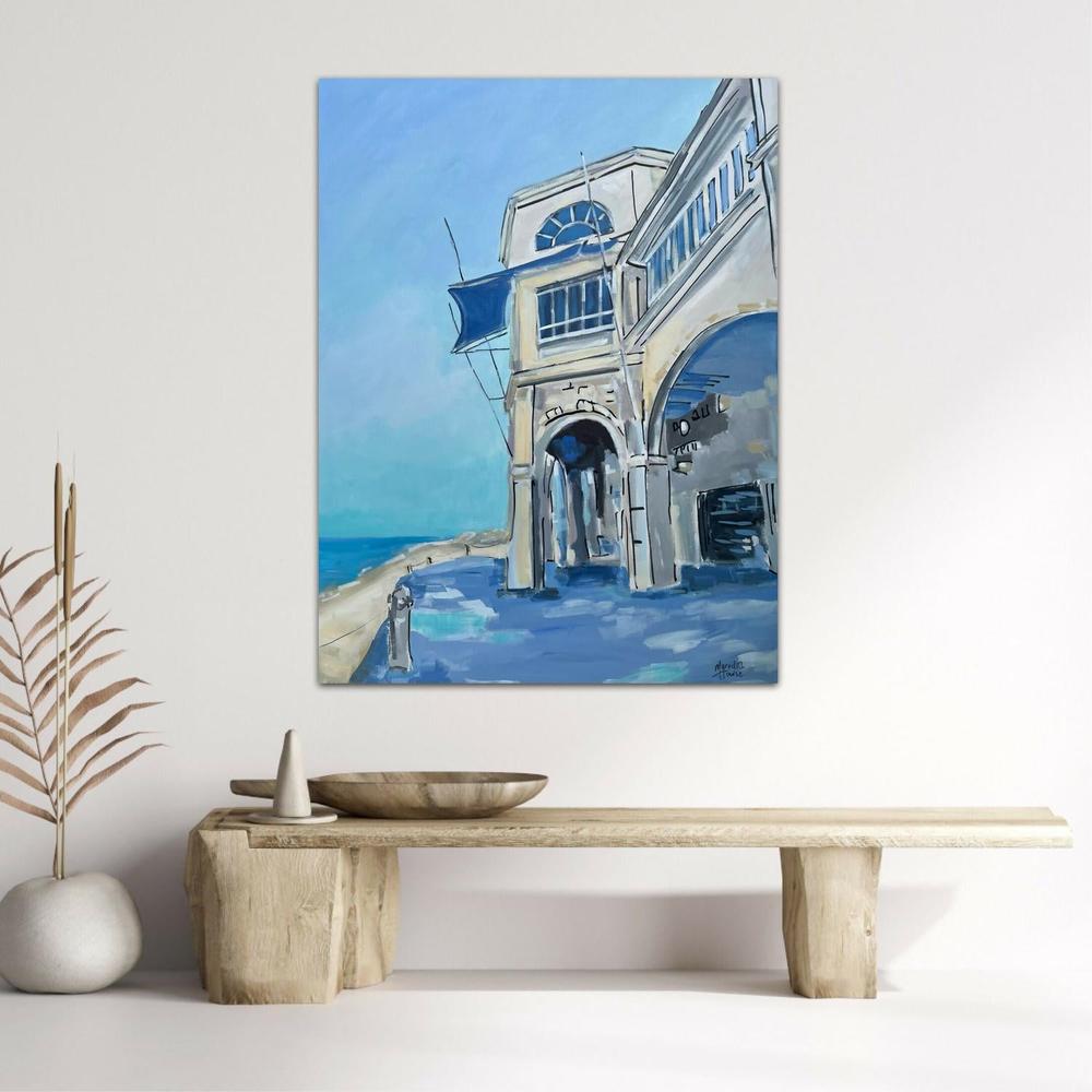 Cottesloe Beach Heritage, Original Hand-Painted Canvas By Meredith Howse-by-Meredith Howse-original art-Gioia