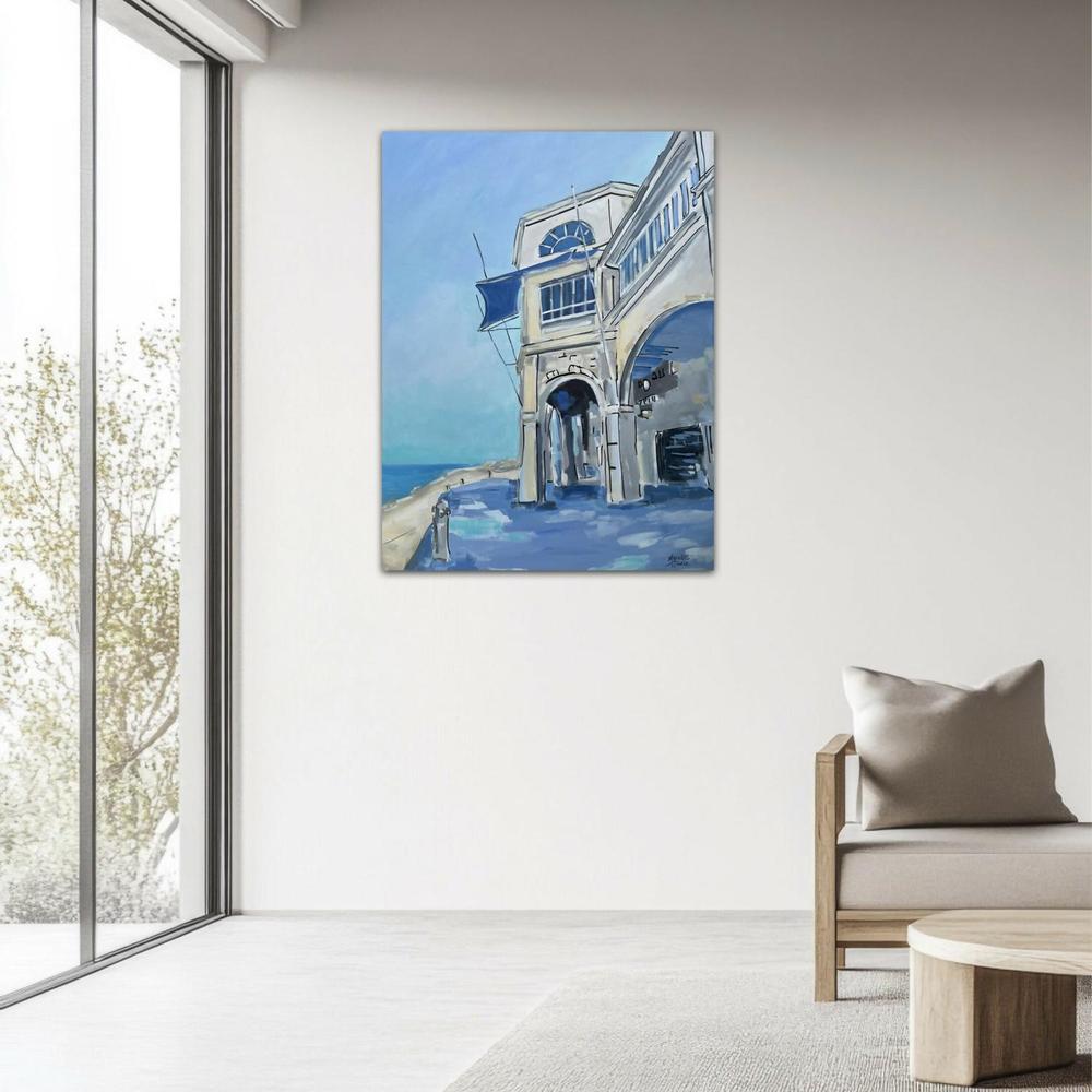 Cottesloe Beach Heritage, Original Hand-Painted Canvas By Meredith Howse-by-Meredith Howse-original art-Gioia