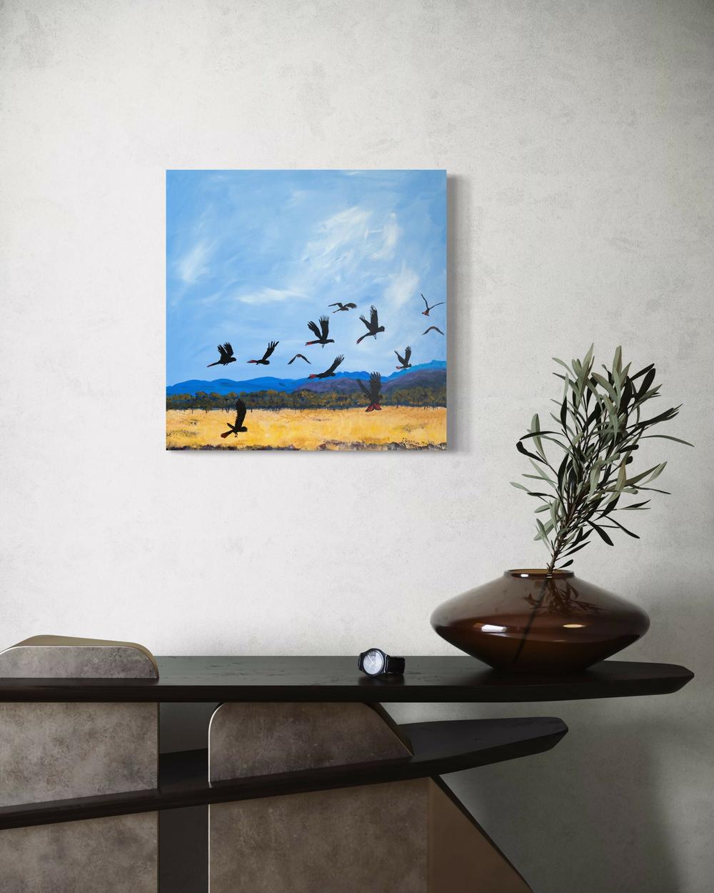 Crazy Cockies-by-Carolyn Brennan-Tucker-original art-Gioia