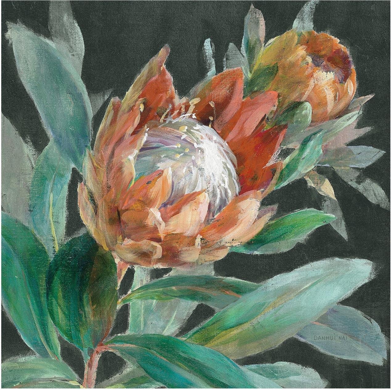 Deep Tropical Protea Crop , By Danhui Nai
