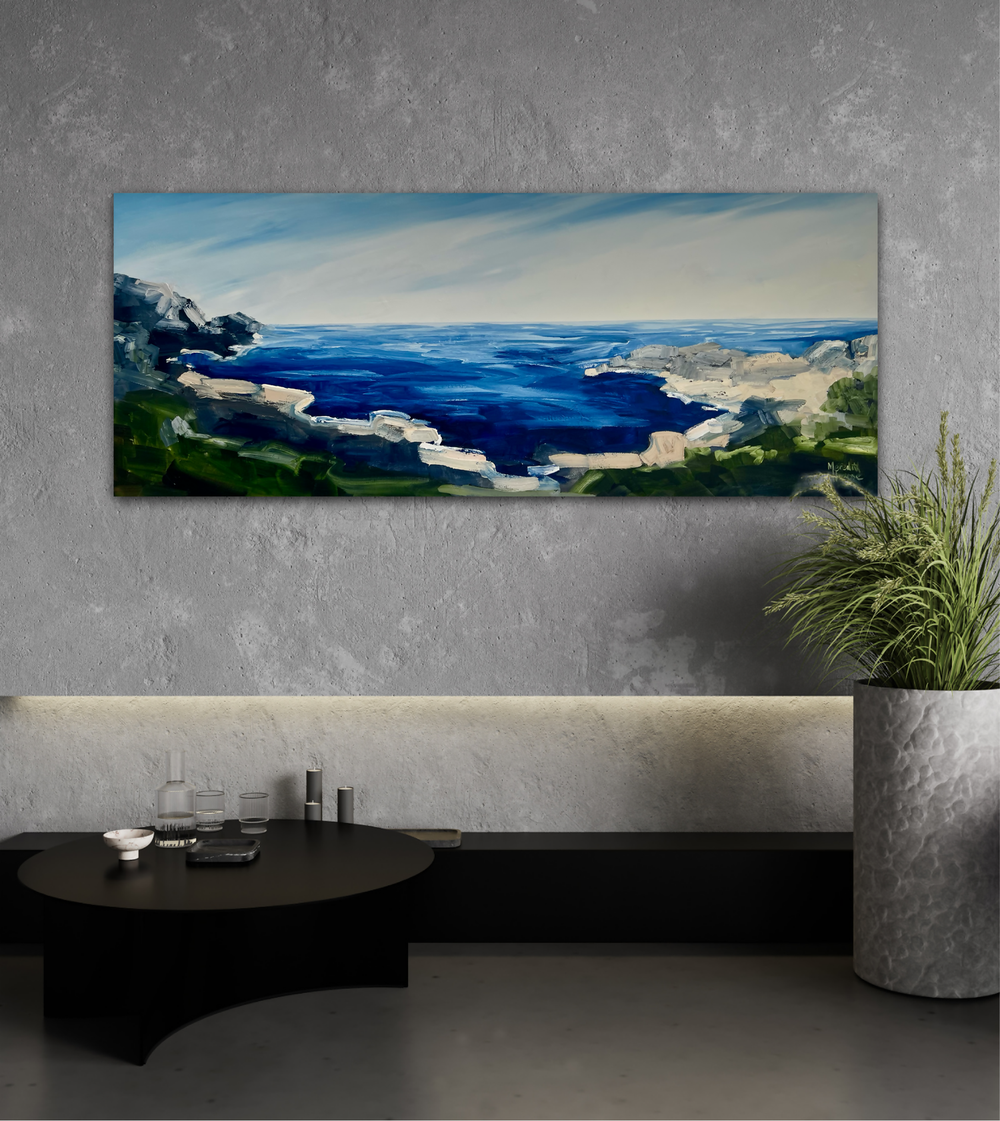 Deep In The Shallows 2. Original hand-painted artwork by Meredith Howse.-by-Meredith Howse-original art-Gioia