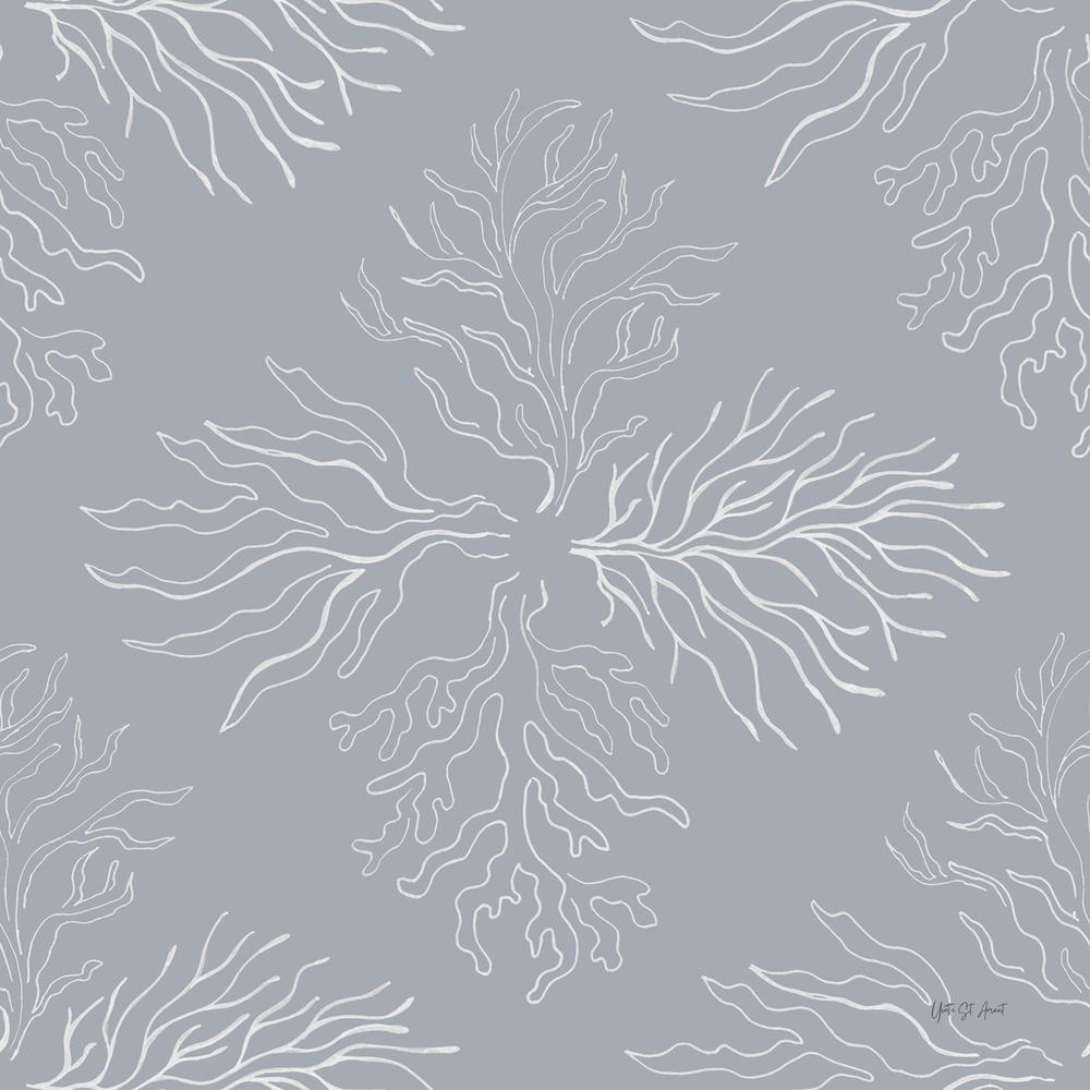 Delicate Coastline Pattern I, Style B, Wallpaper