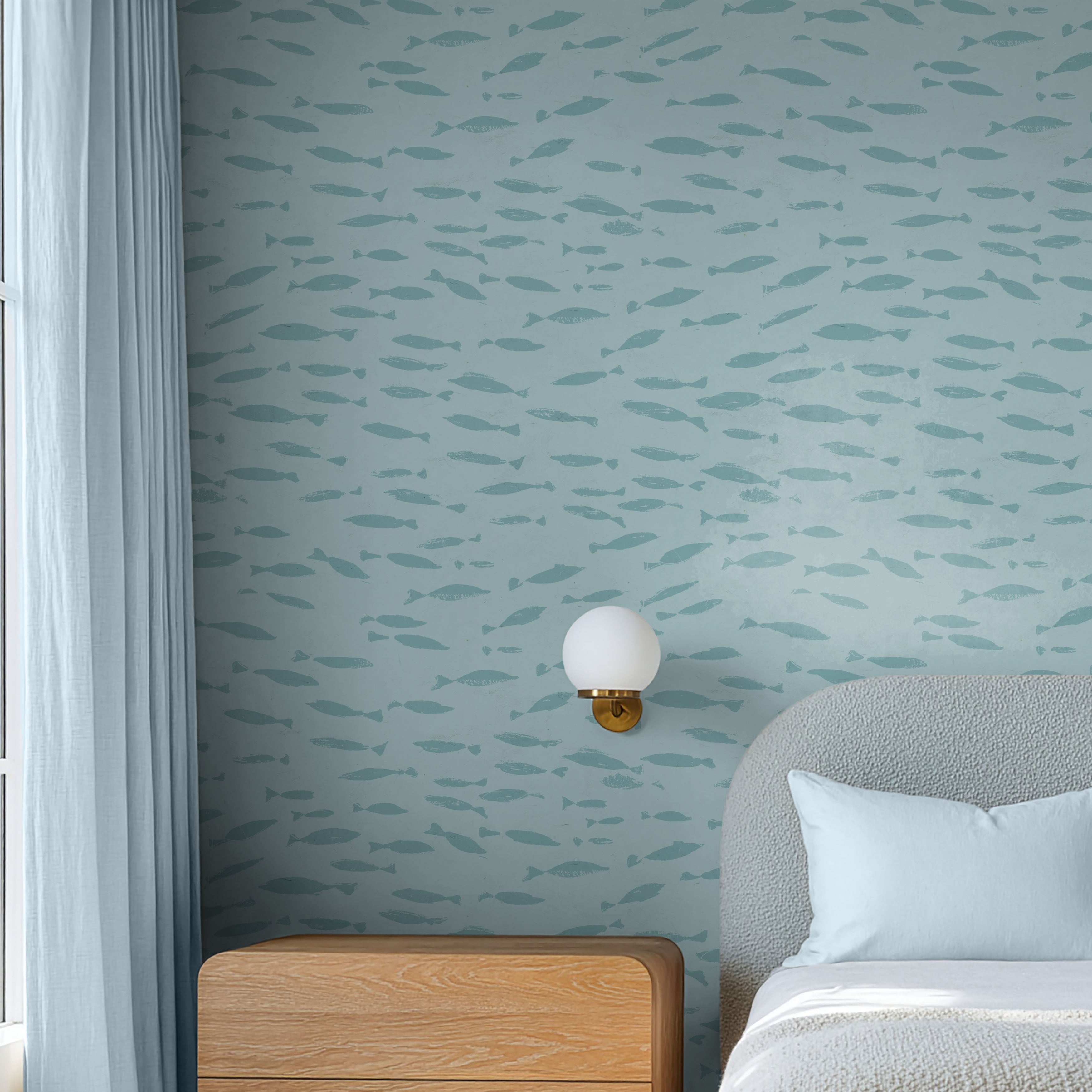 Delicate Sea Pattern IVC-wallpaper-eco-friendly-easy-removal-Daphne Brissonnet-2