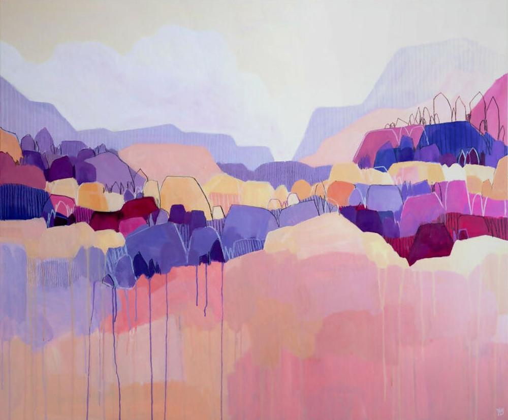 Desert Calling-by-Fiona Brown Original Art-original art-Gioia