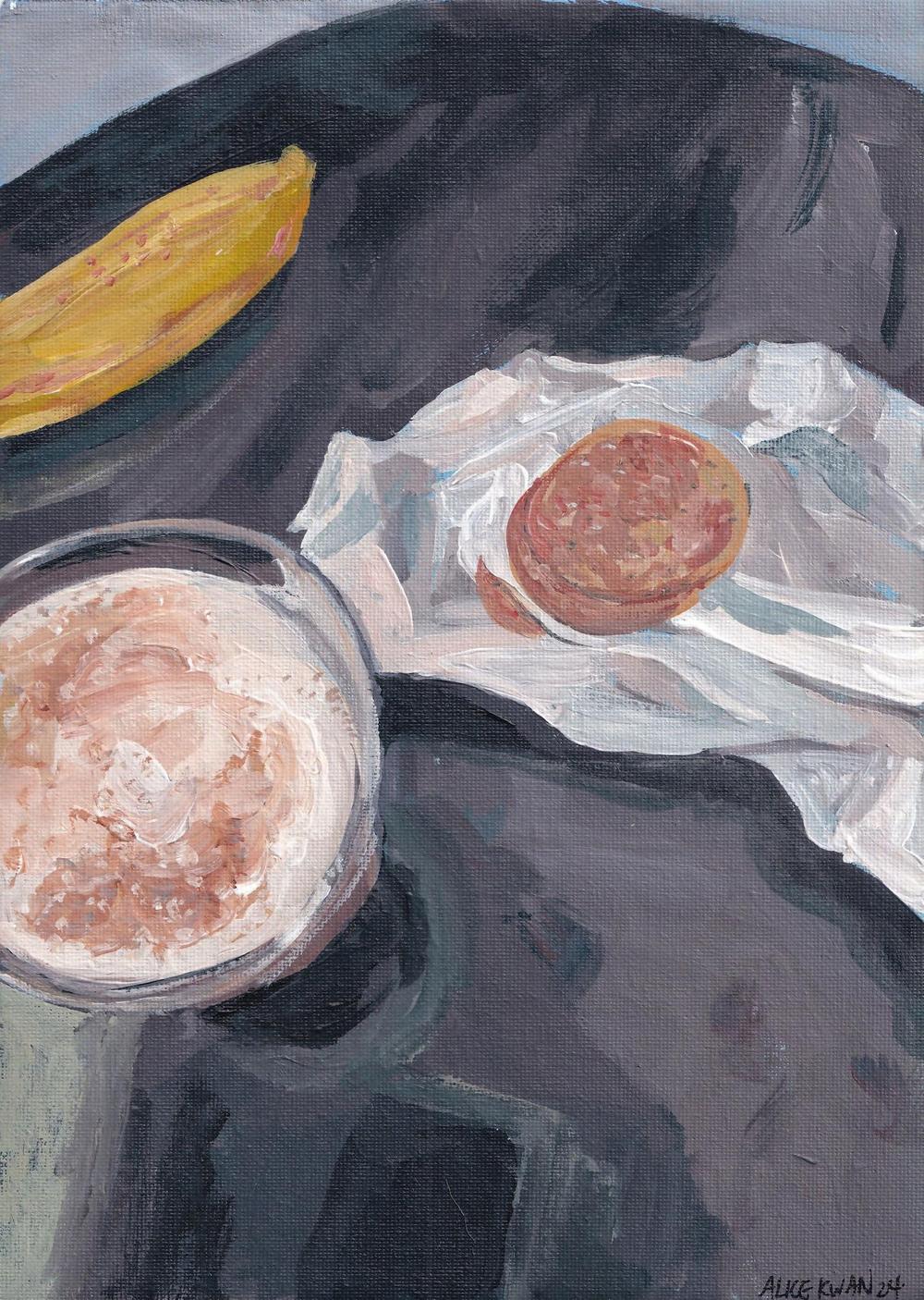 Digestives, Original Artwork By Alice Kwan-by-Alice Kwan-original art-Gioia