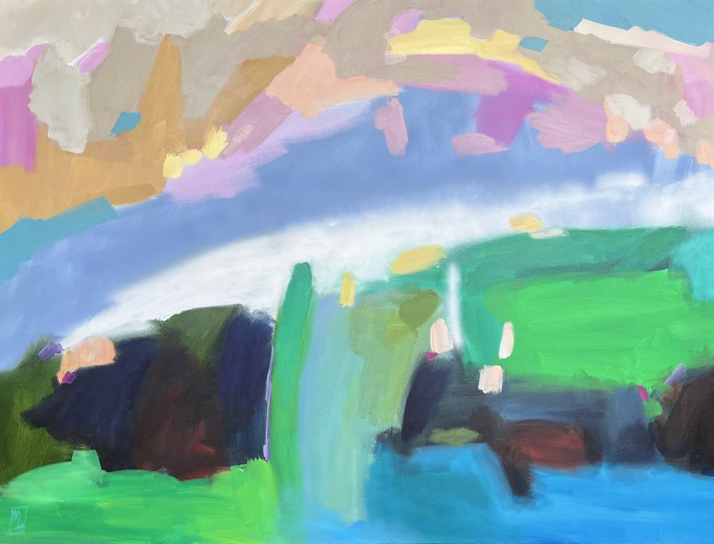 Discover. Original hand-painted artwork.-by-Meredith Howse-original art-Gioia