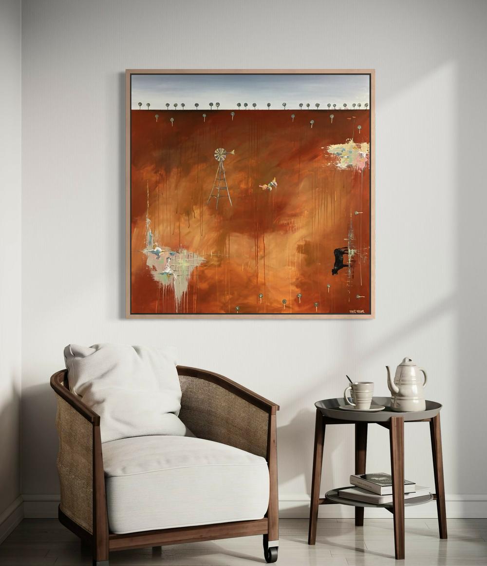 Dry Dusty Day-by-Peter Taylor-original art-Gioia