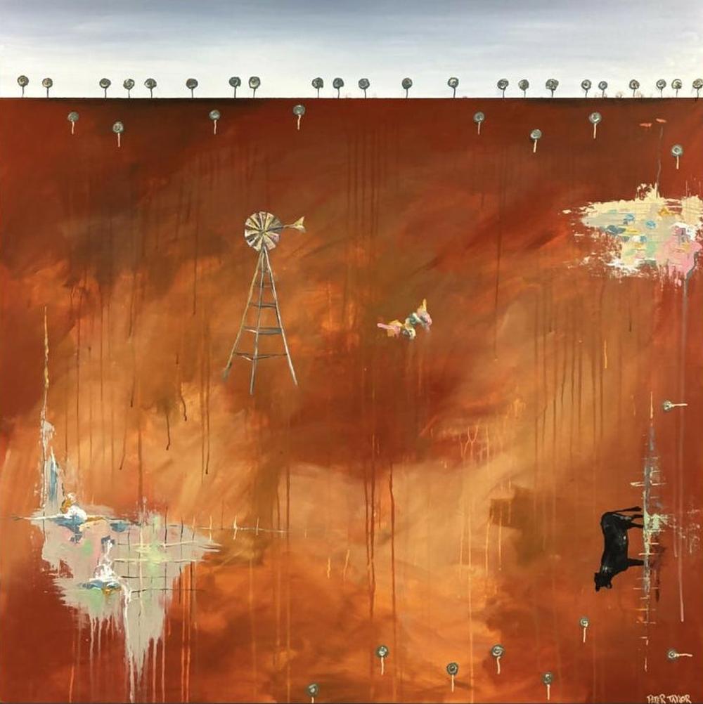 Dry Dusty Day-by-Peter Taylor-original art-Gioia