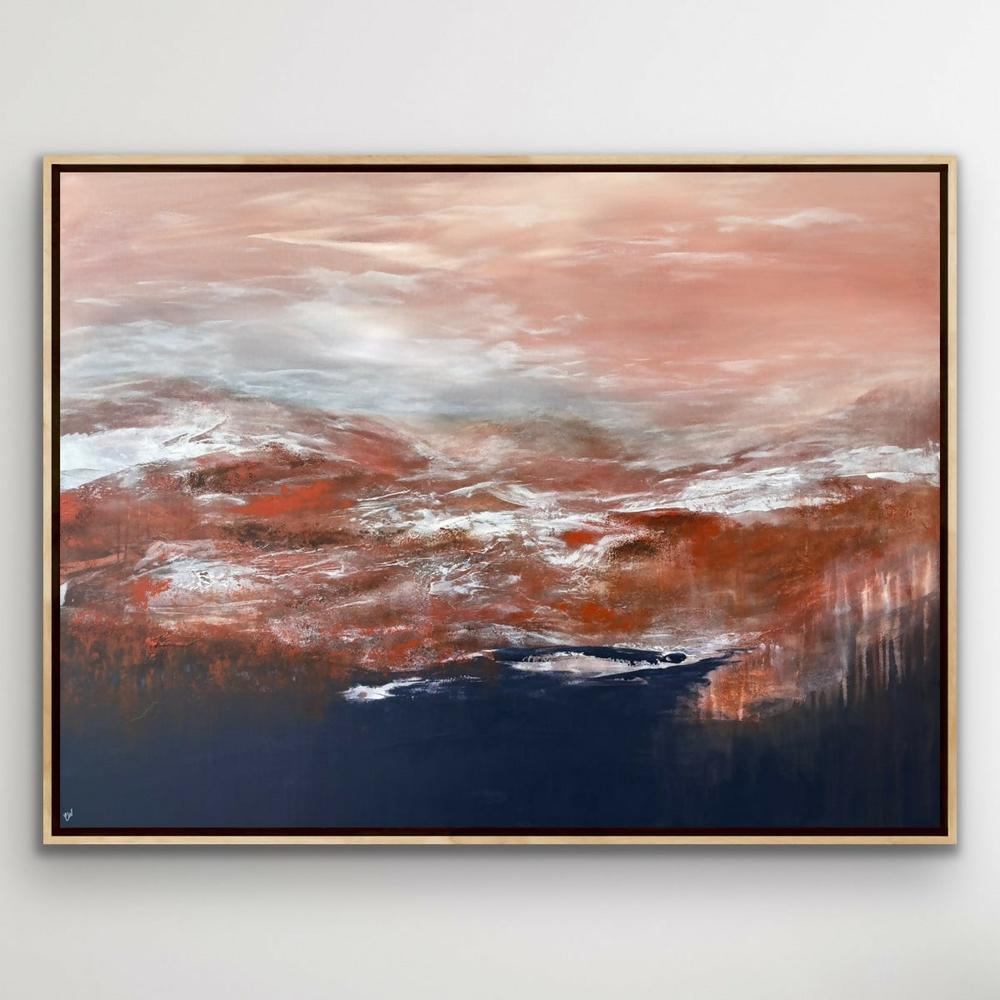 Dusk Horizons-by-Carrie Welsh-original art-Gioia