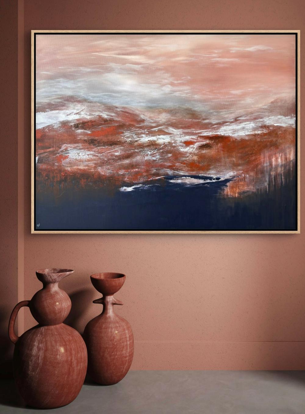 Dusk Horizons-by-Carrie Welsh-original art-Gioia
