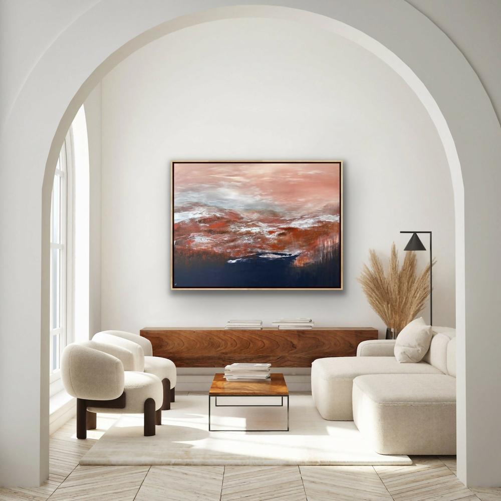 Dusk Horizons-by-Carrie Welsh-original art-Gioia