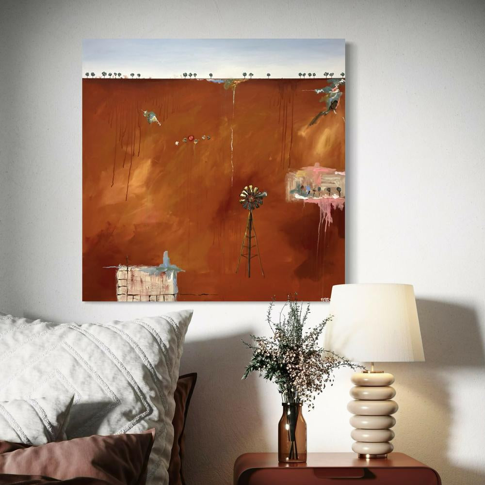 Dust and Dreams-by-Peter Taylor Original Art-original art-Gioia