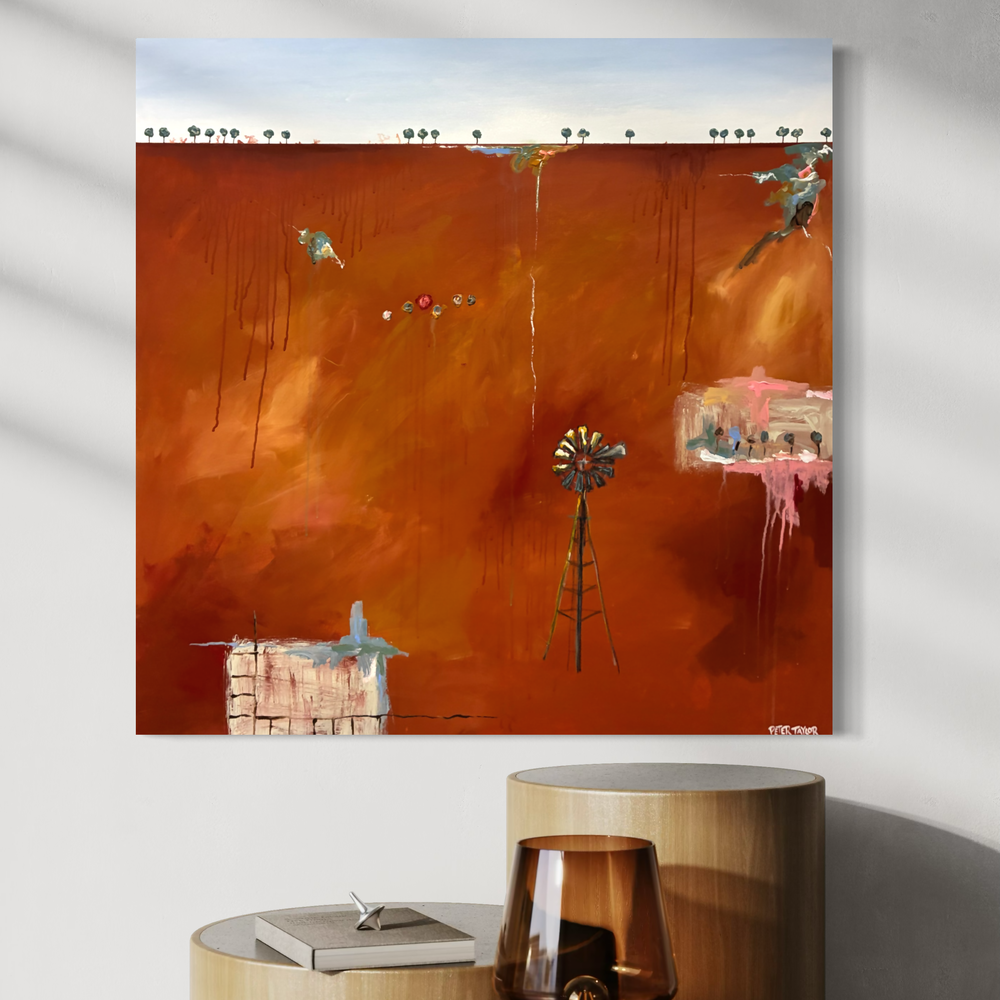 Dust and Dreams-by-Peter Taylor Original Art-original art-Gioia