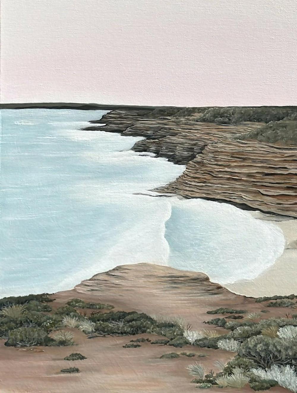 Eagle Gorge, Original Hand-Painted Canvas by Kelle Wright-by-Kelle Wright-original art-Gioia