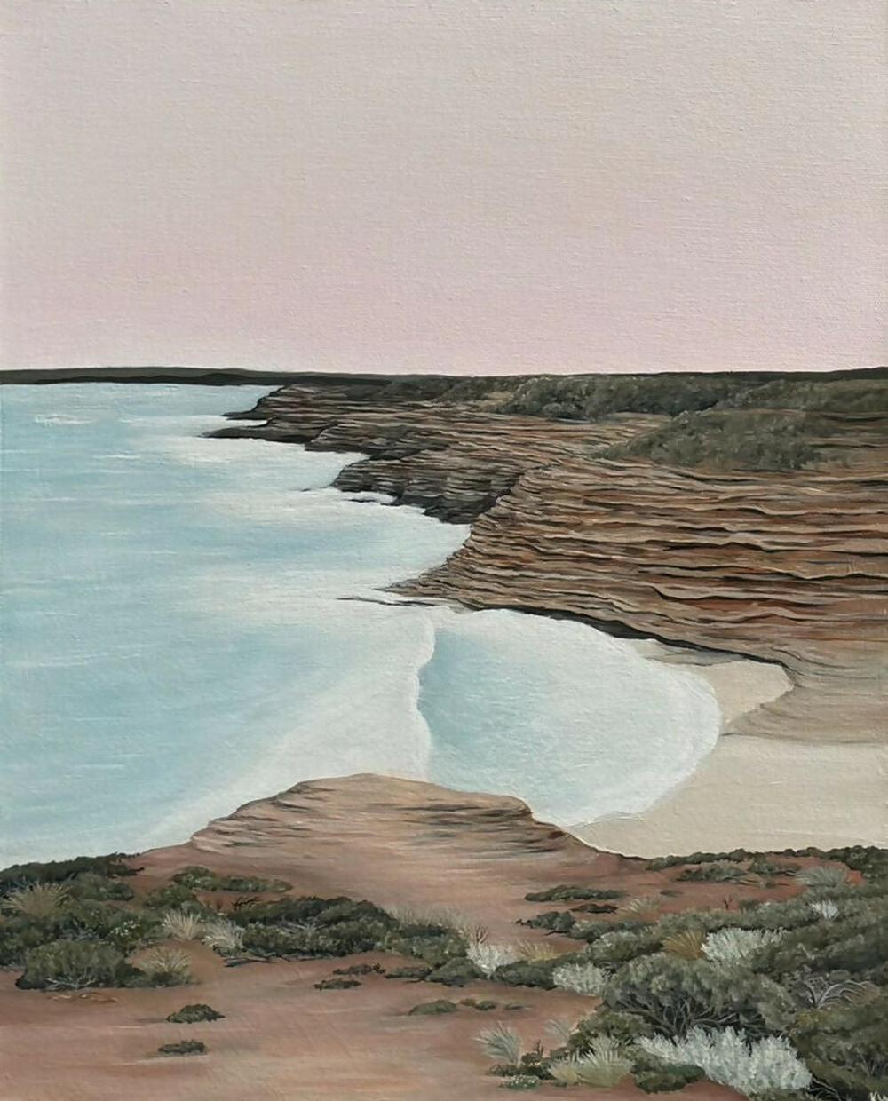 Eagle Gorge, Original Hand-Painted Canvas by Kelle Wright-by-Kelle Wright-original art-Gioia