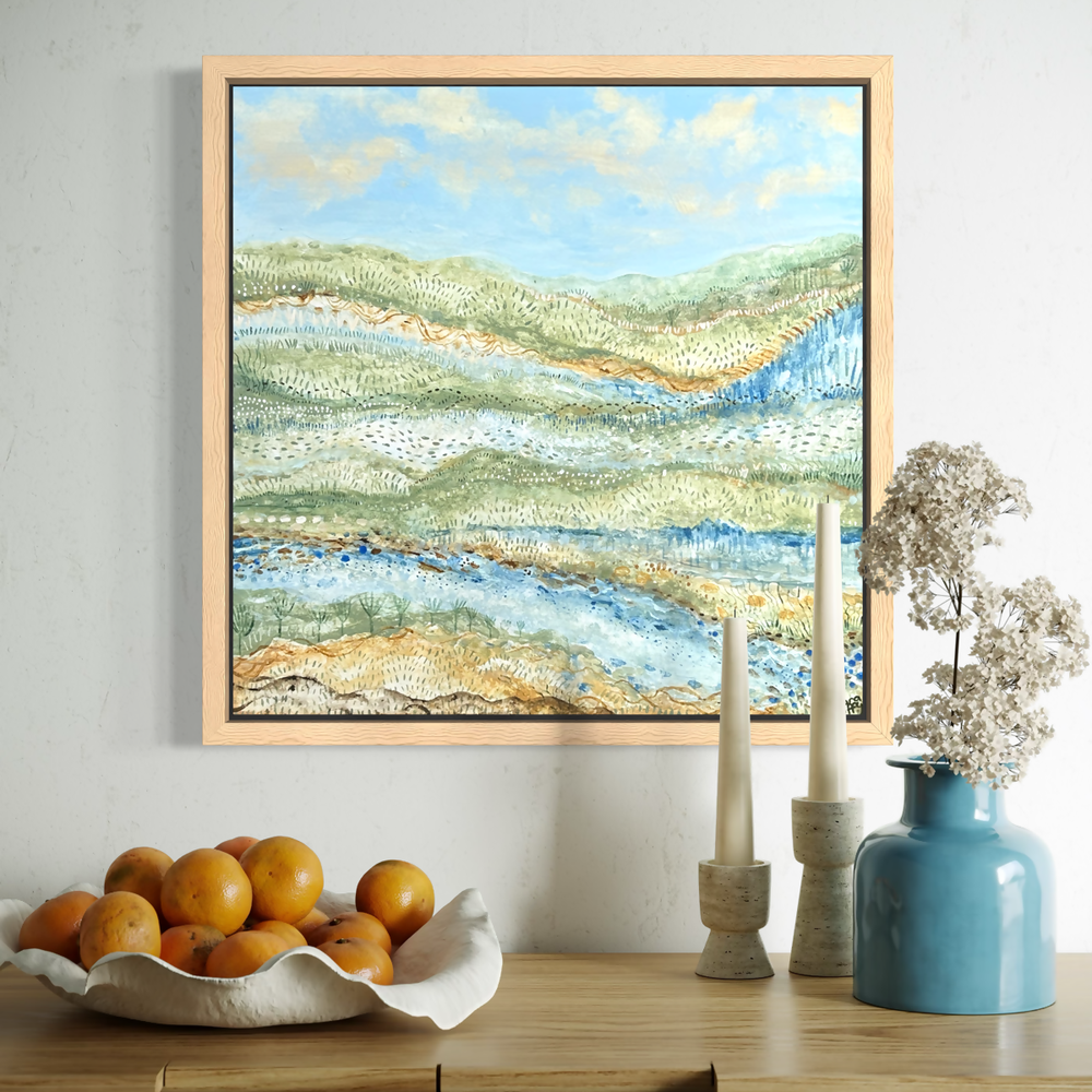 Earth in Gentle Motion-by-Debra Duffy-original art-Gioia