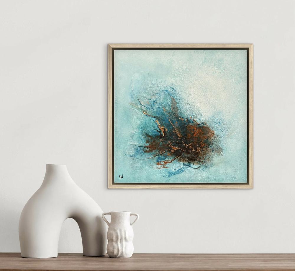 Echoes In Azure-by-Carrie Welsh-original art-Gioia