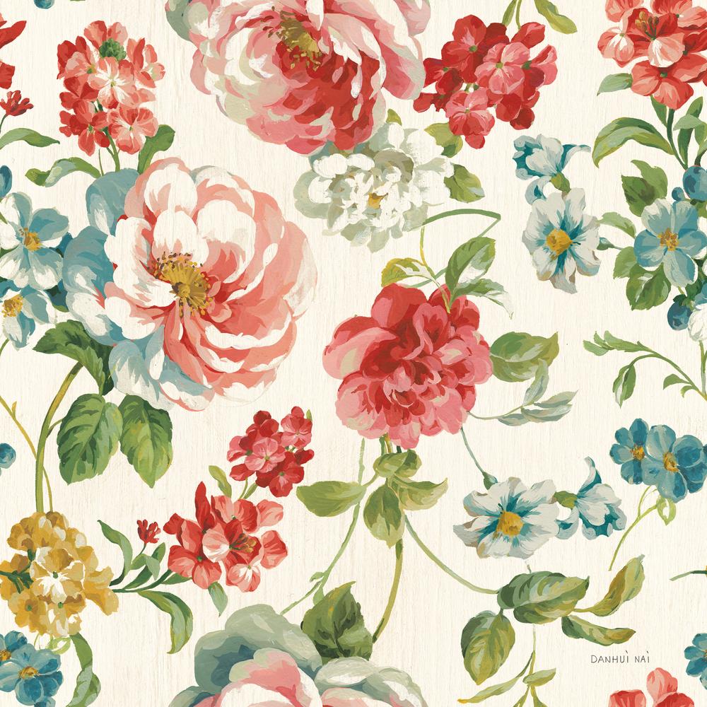 Elegant Floral Pattern I-wallpaper-eco-friendly-easy-removal-Danhui Nai-1