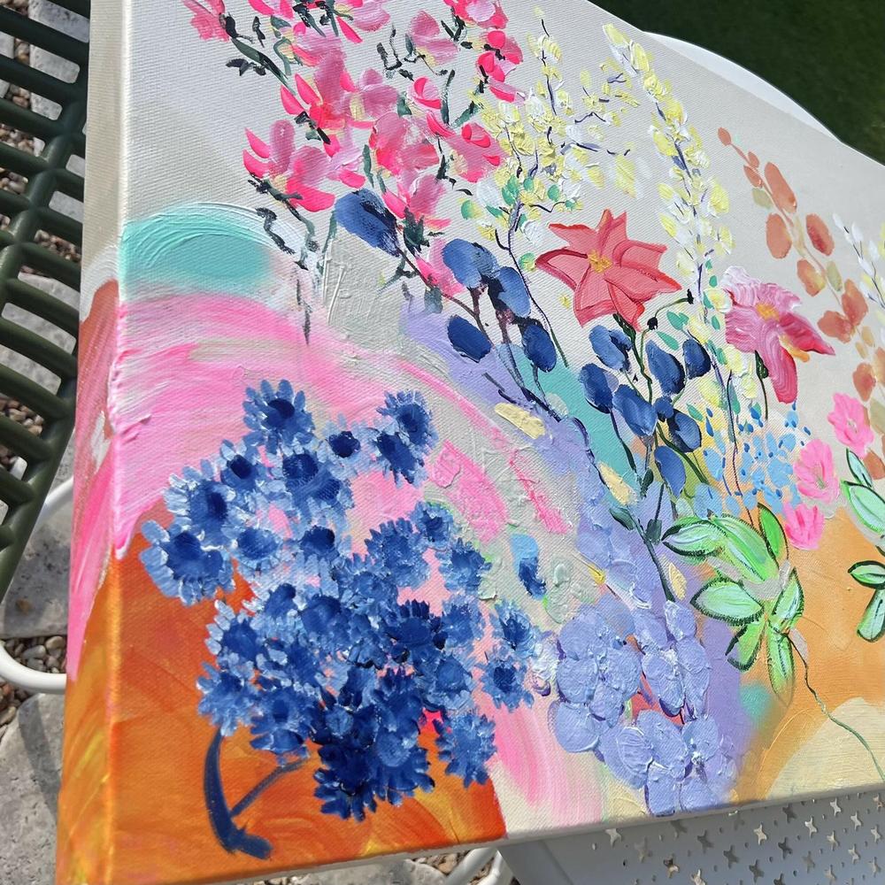Enlightened Vintage. Original hand-painted artwork by Meredith Howse.-by-Meredith Howse-original art-Gioia
