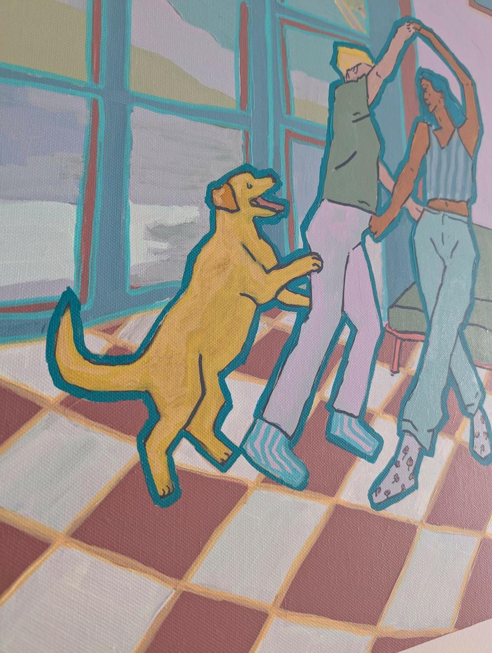 Evening Dance-by-Sam Myers-original art-Gioia