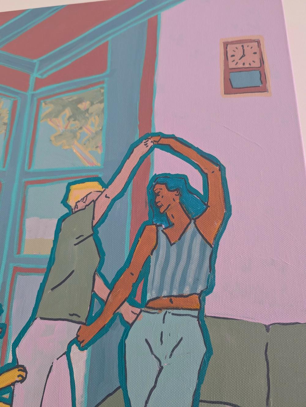 Evening Dance-by-Sam Myers-original art-Gioia