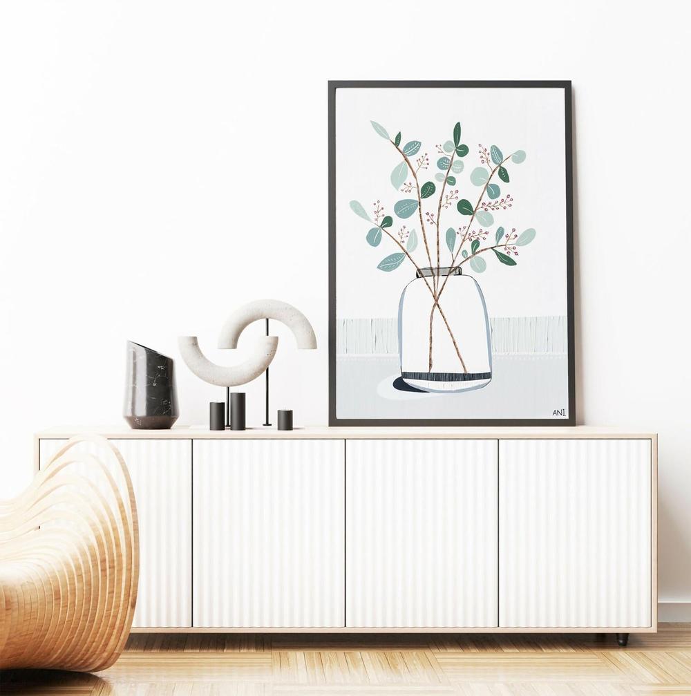 Eye of Eucalyptus-by-Ani Ipradjian-original art-Gioia
